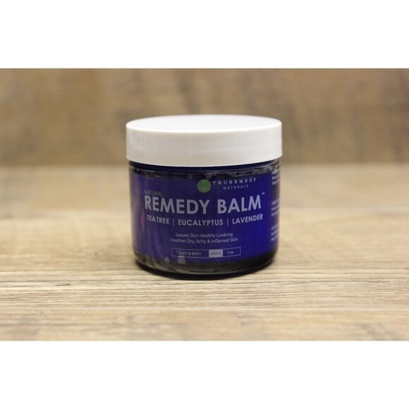 Truremedy Naturals natural eucalyptus tea tree lavender balm for dry skin‎ 2 oz - Picture 1 of 12